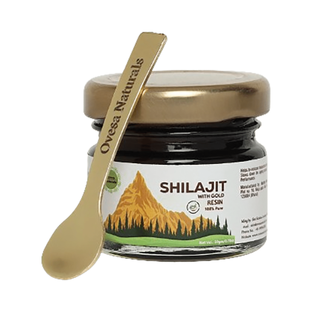Ovesa Naturals Shilajit Pure Resin with Gold - Image 3