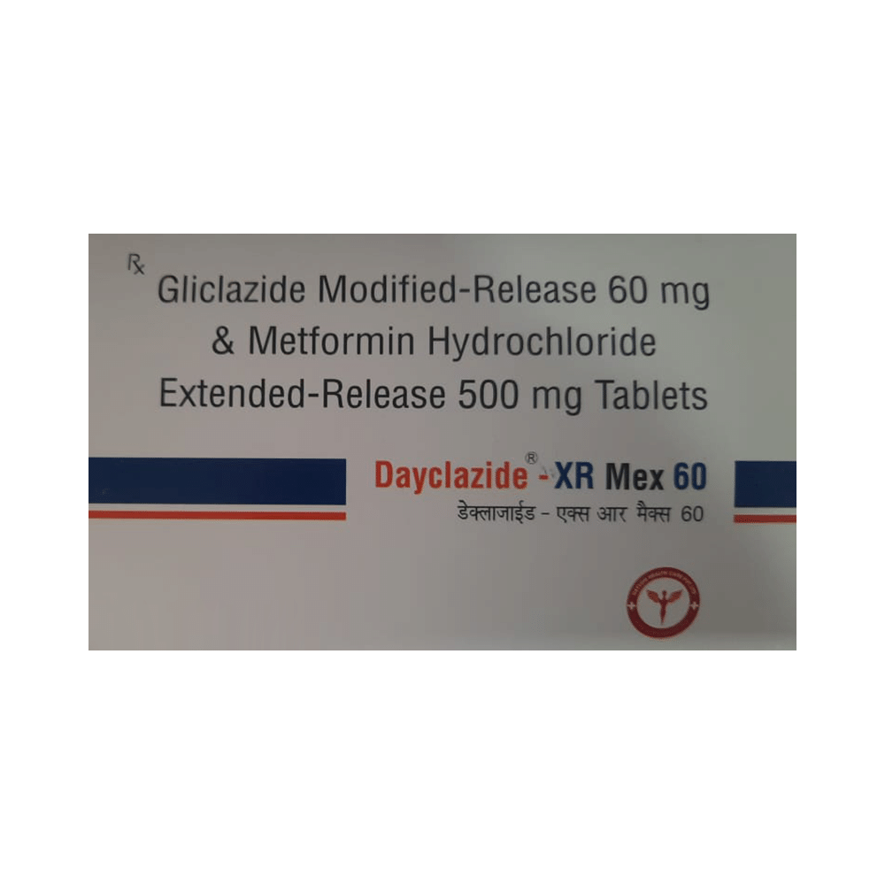 Dayclazide-XR Mex 60 Tablet - Image 1