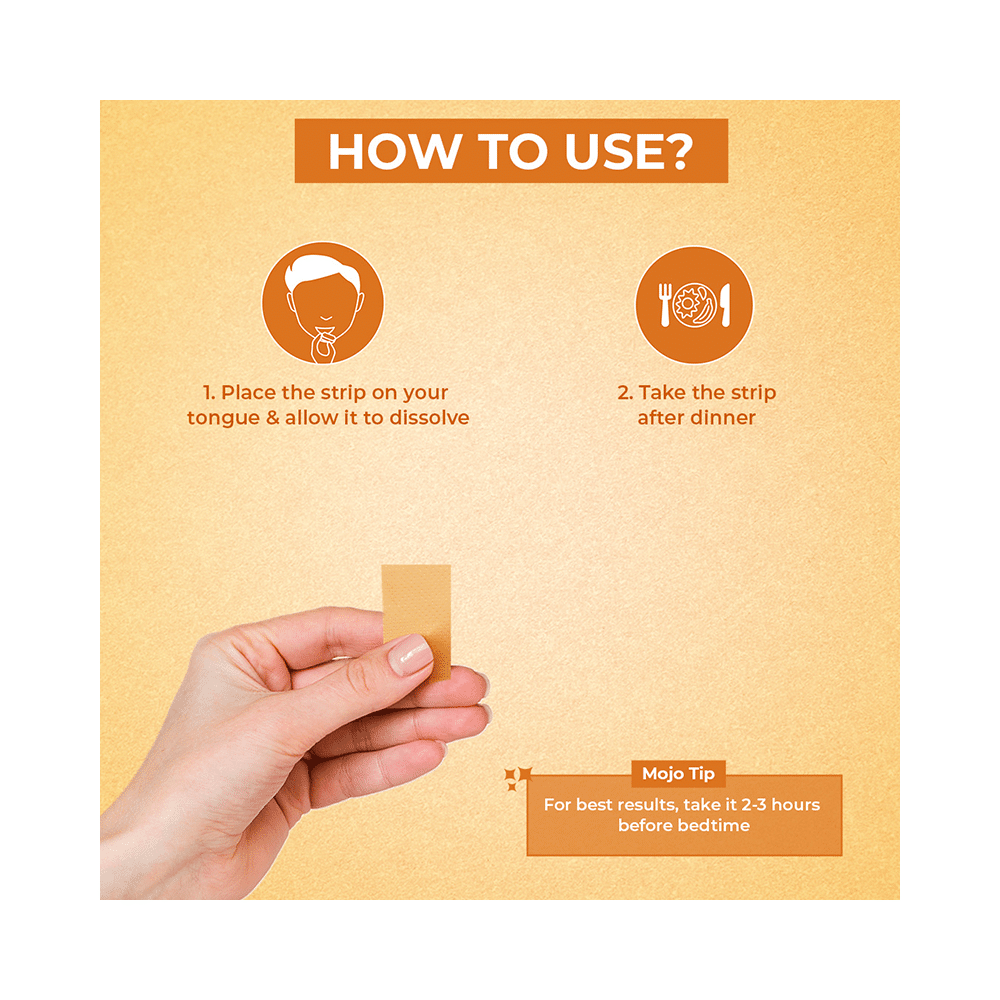 Mojocare Sweet Dreams Strip with Melatonin, Valerian Root & Chamomile - Image 8