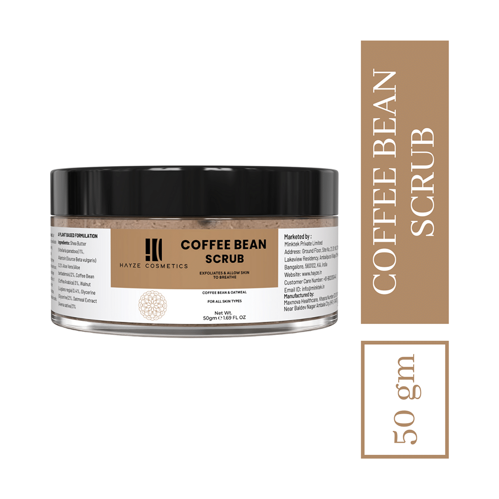 Hayze Cosmetics Coffee Bean Scrub Coffee Bean Oatmeal - Image 2