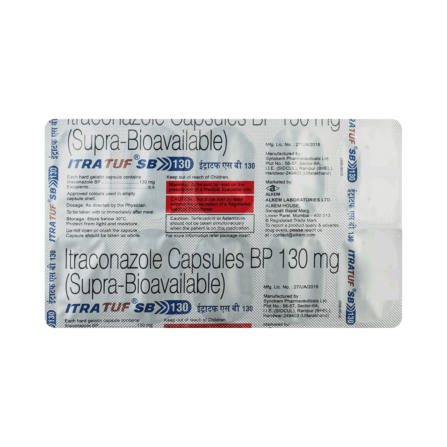 Itratuf SB 130mg Capsule - Image 5