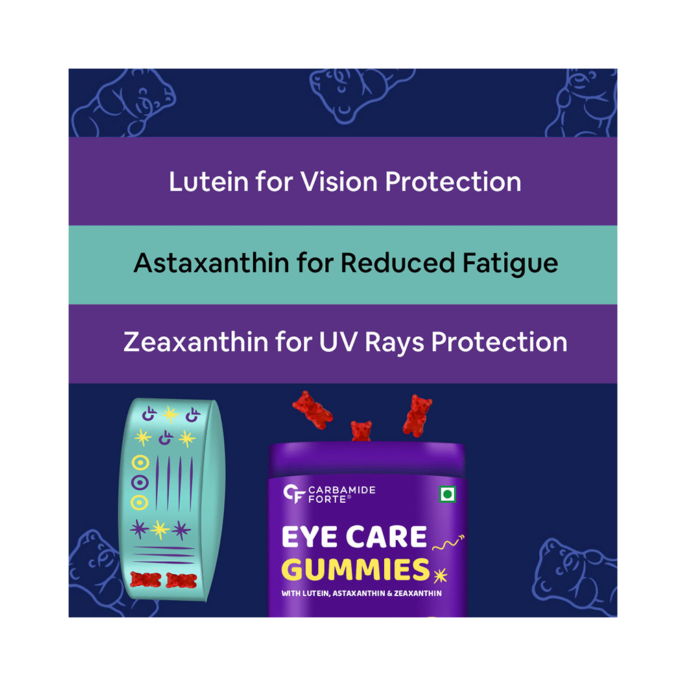 Carbamide Forte Eye Care Gummies with Lutein and Zeaxanthin Cranberry - Image 8