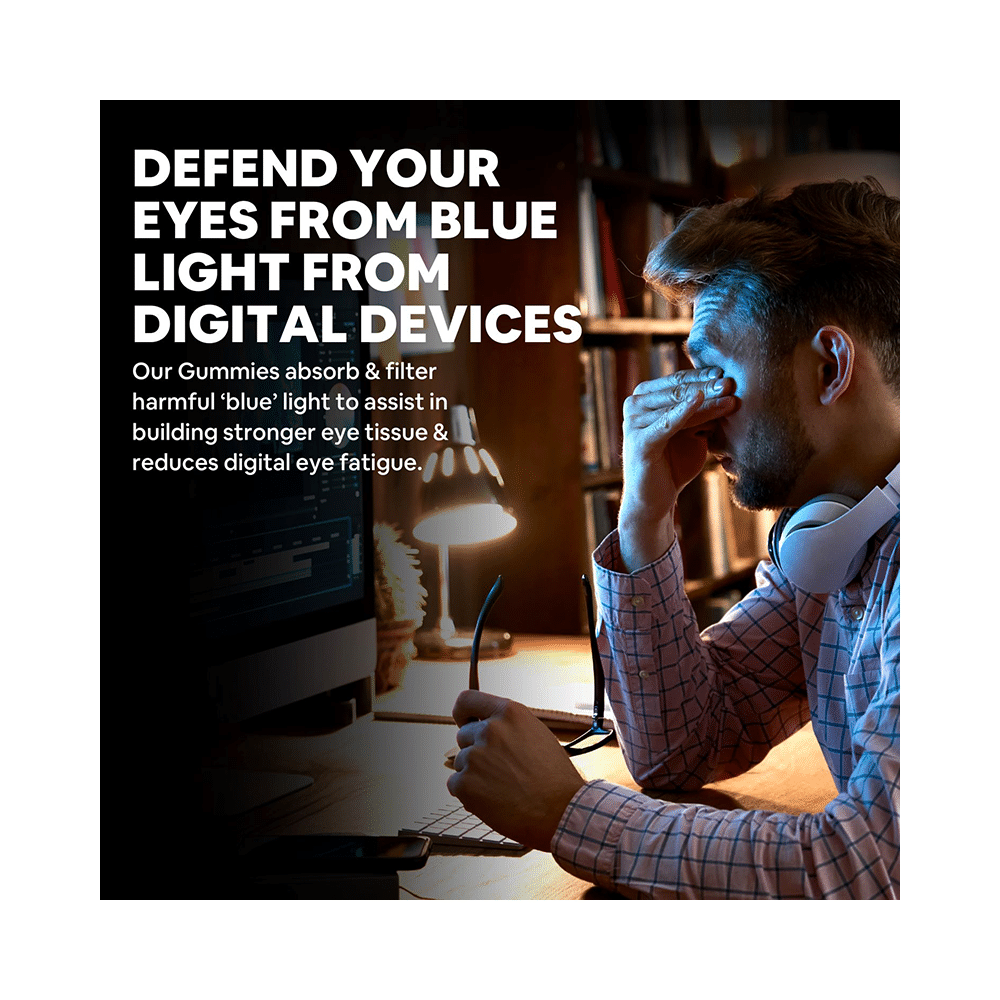 Carbamide Forte Eye Care Gummies with Lutein and Zeaxanthin Cranberry - Image 6