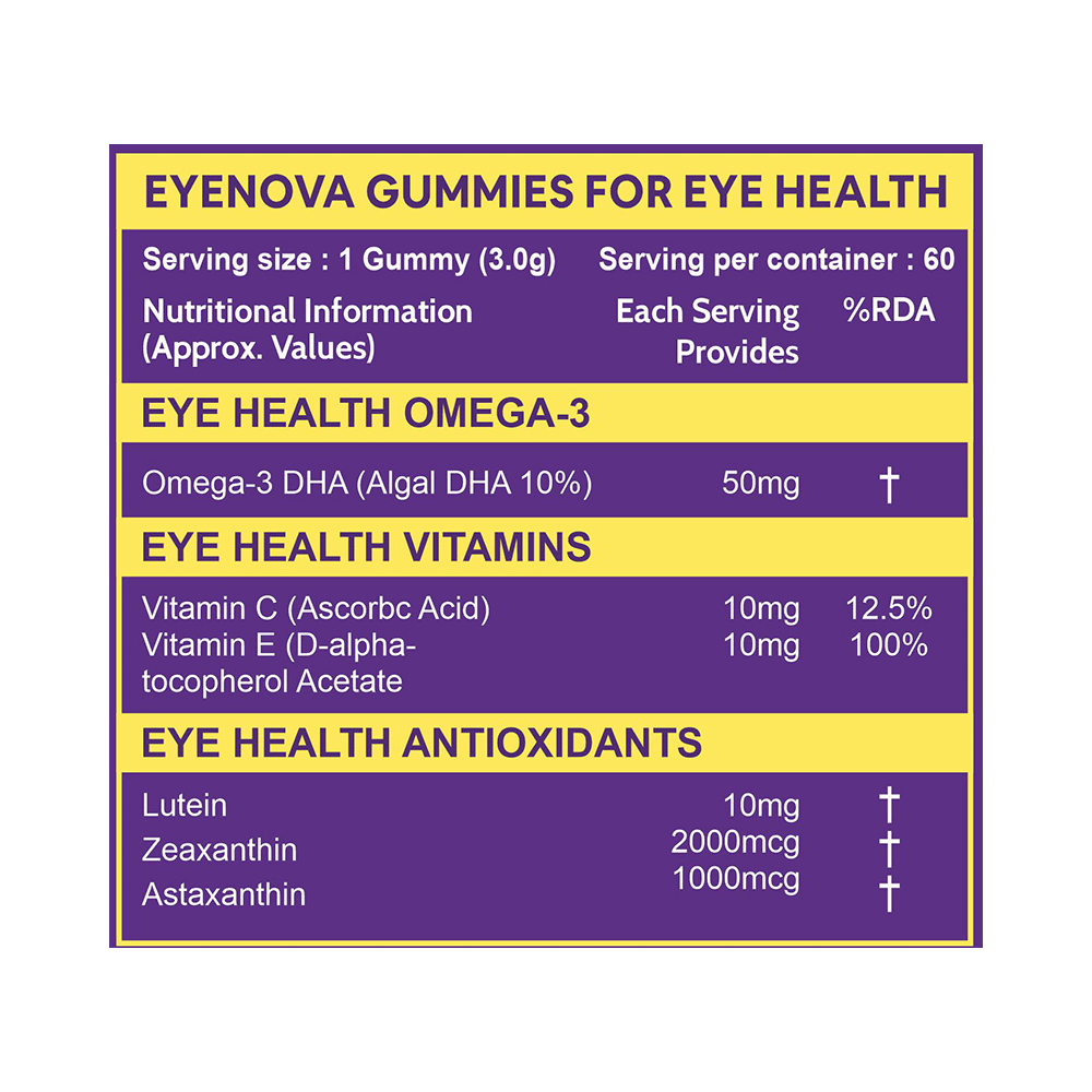Carbamide Forte Eye Care Gummies with Lutein and Zeaxanthin Cranberry - Image 4