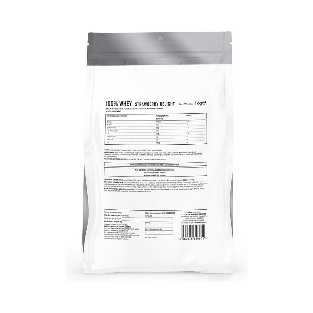 PHD 100% Grass Fed Whey Protein Powder Strawberry Delight - Image 2