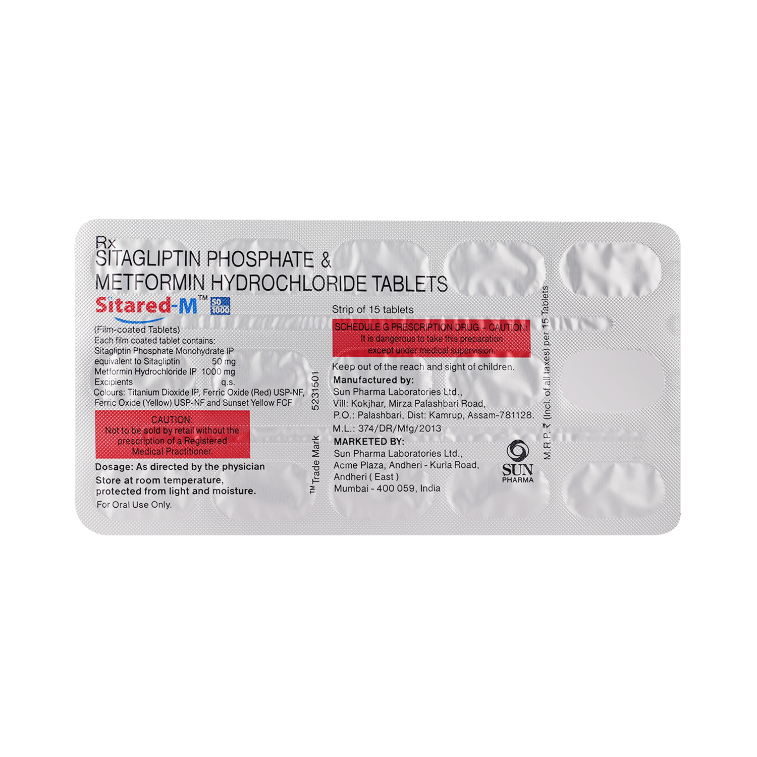 Sitared-M 50/1000 Tablet - Image 7