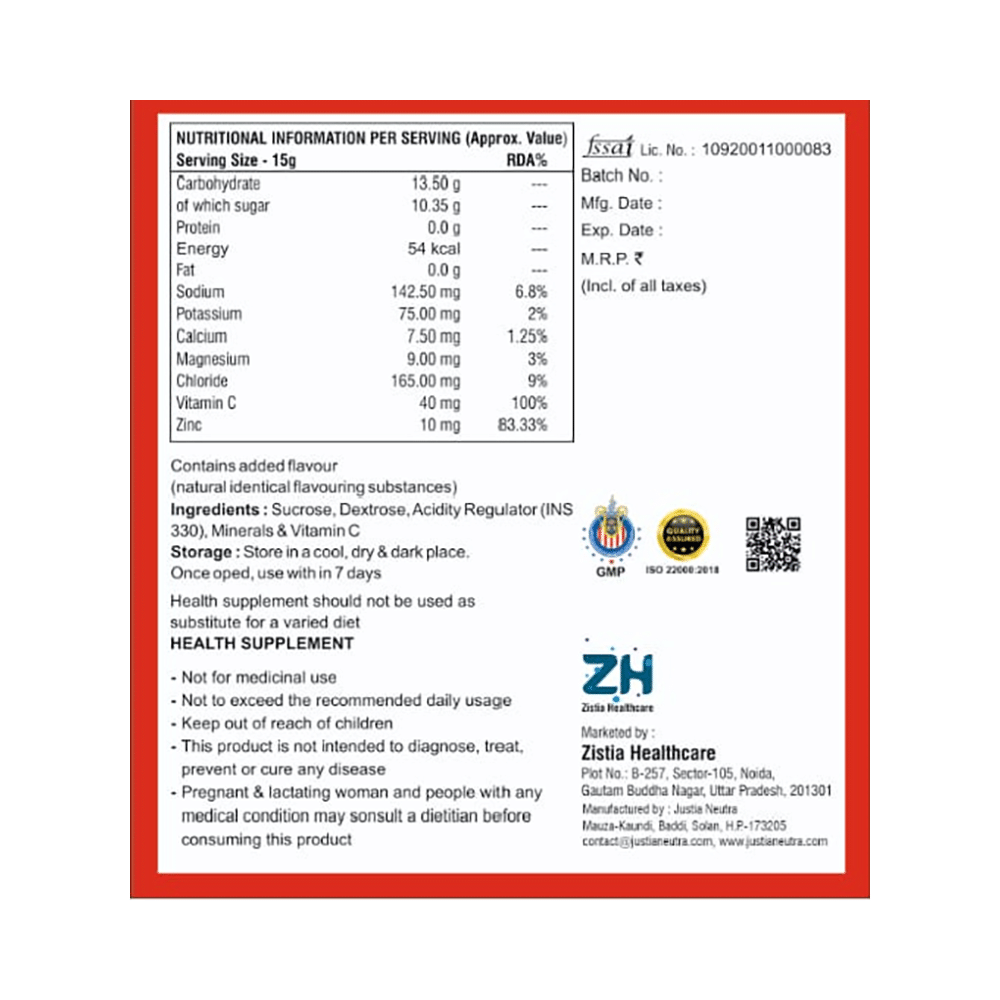 Zistia Healthcare Zistia-NRG Energy & Electrolyte Drink Watermelon - Image 2