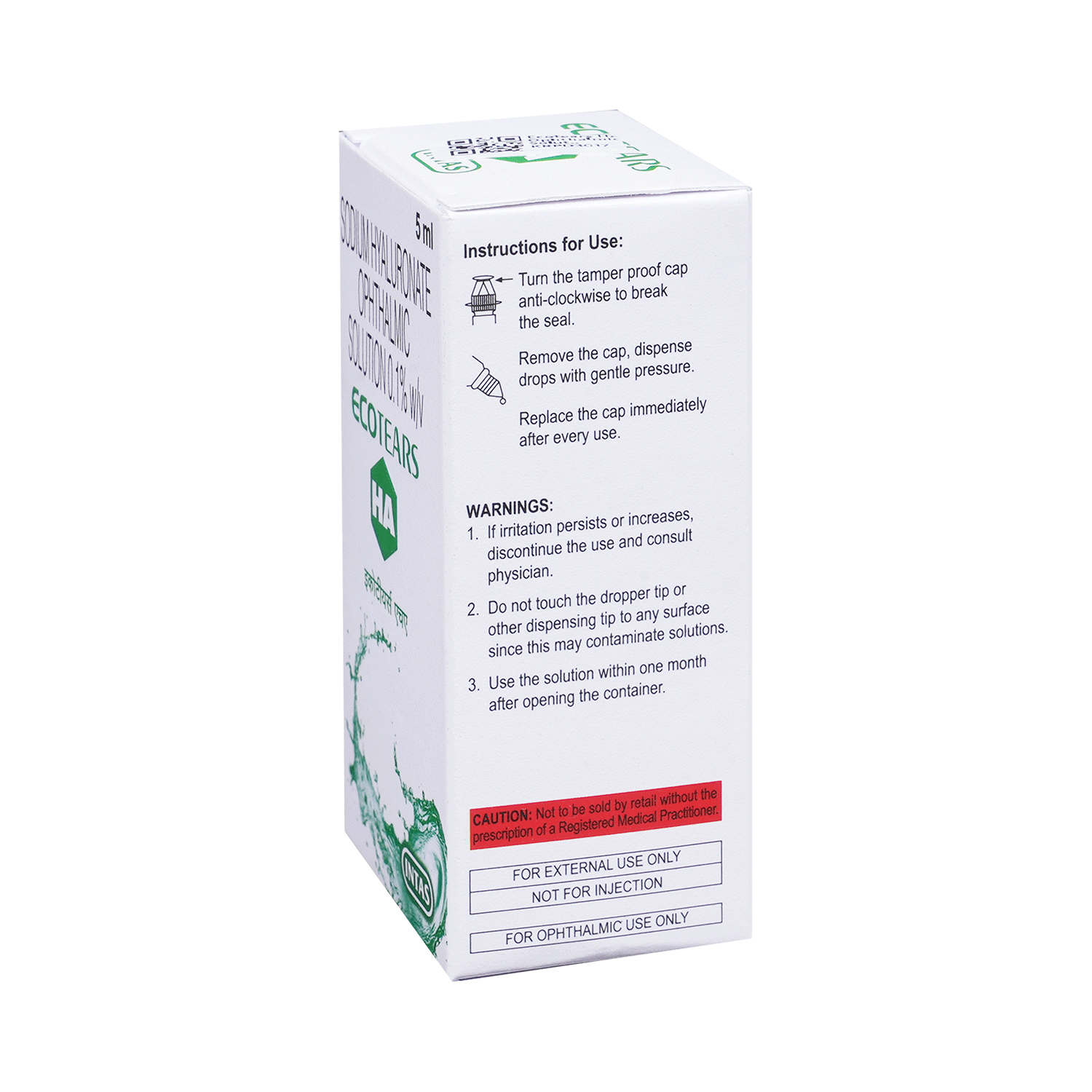 Ecotears HA Ophthalmic Solution - Image 4