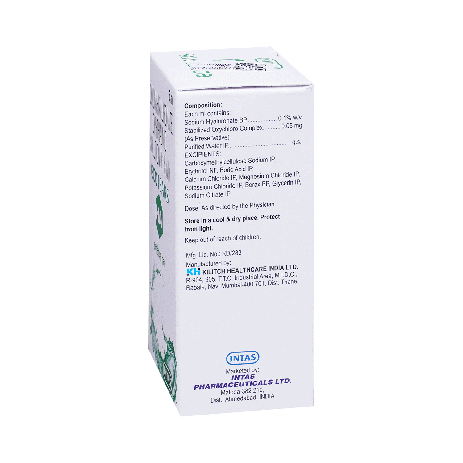 Ecotears HA Ophthalmic Solution - Image 3