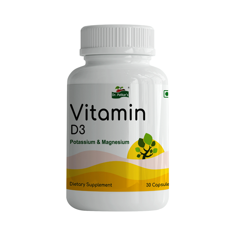 Dr. Patkar's Vitamin D3 Capsule Supports Joint Health & Immunity - Image 1