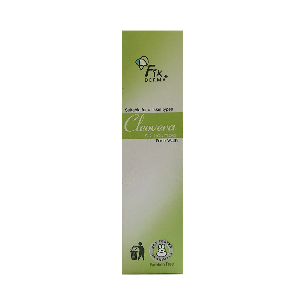 Fixderma Cleovera and Cucumber Face Wash - Image 2