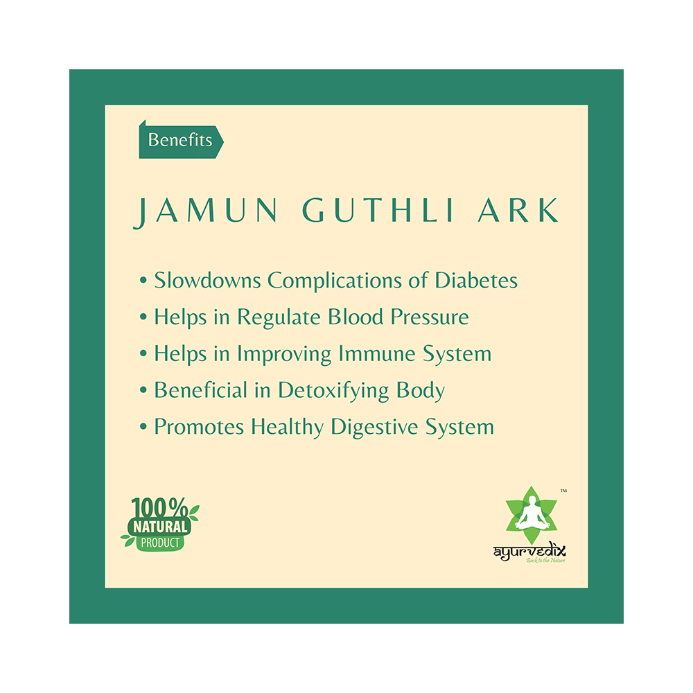 Ayurvedix Jamun Guthli Ark (200ml Each) - Image 3