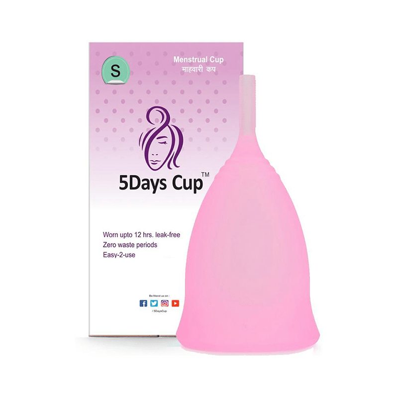 5DaysCup Reusable Menstrual Cup Small Pink - Image 1