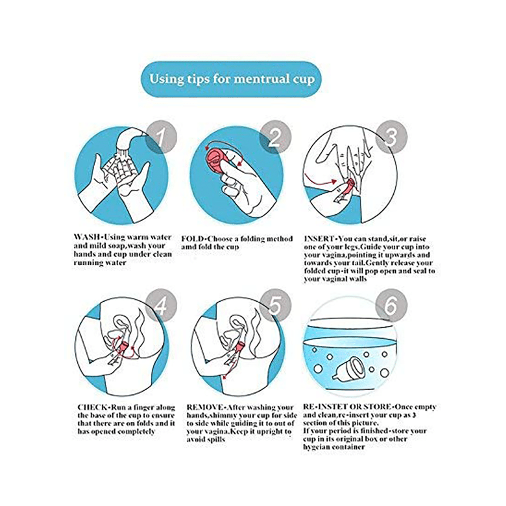 5DaysCup Reusable Menstrual Cup Small Pink - Image 2