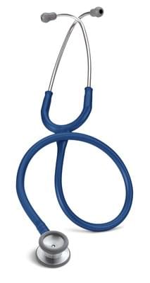 3M Littmann Classic II Pediatric Stethoscope, Navy Blue Tube, 28 inch, 2123 - Image 1