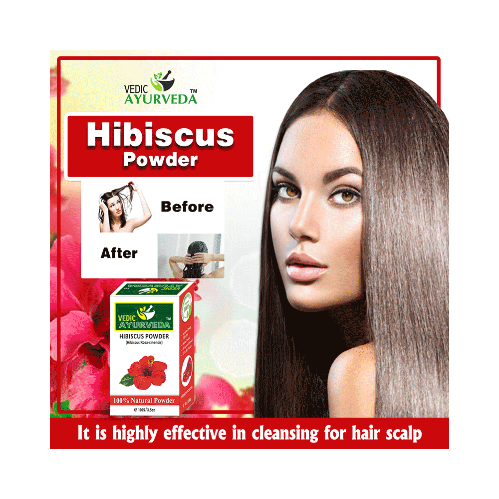 Vedic Ayurveda Hibiscus Powder (100gm Each) - Image 8