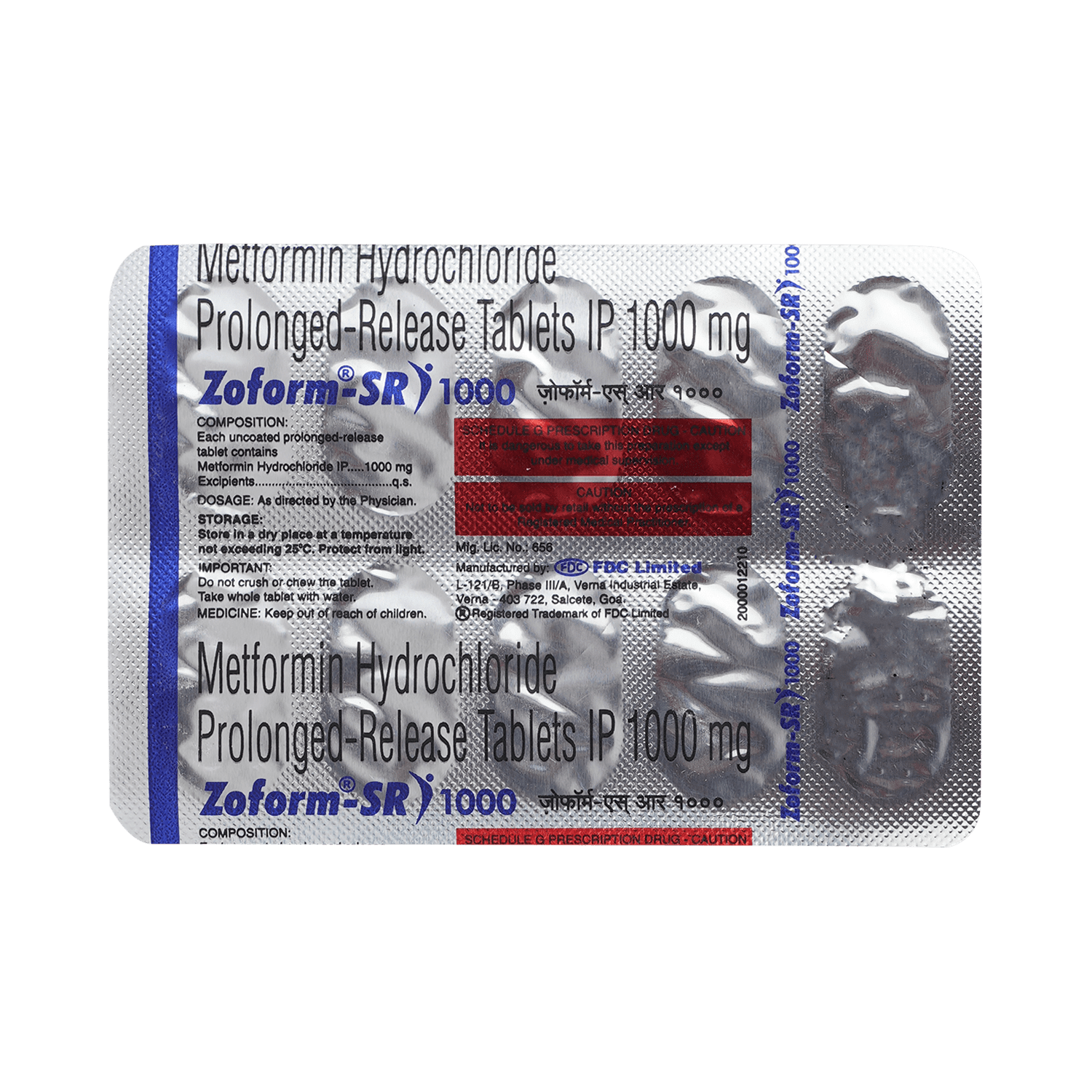 Zoform -SR 1000 Tablet - Image 5