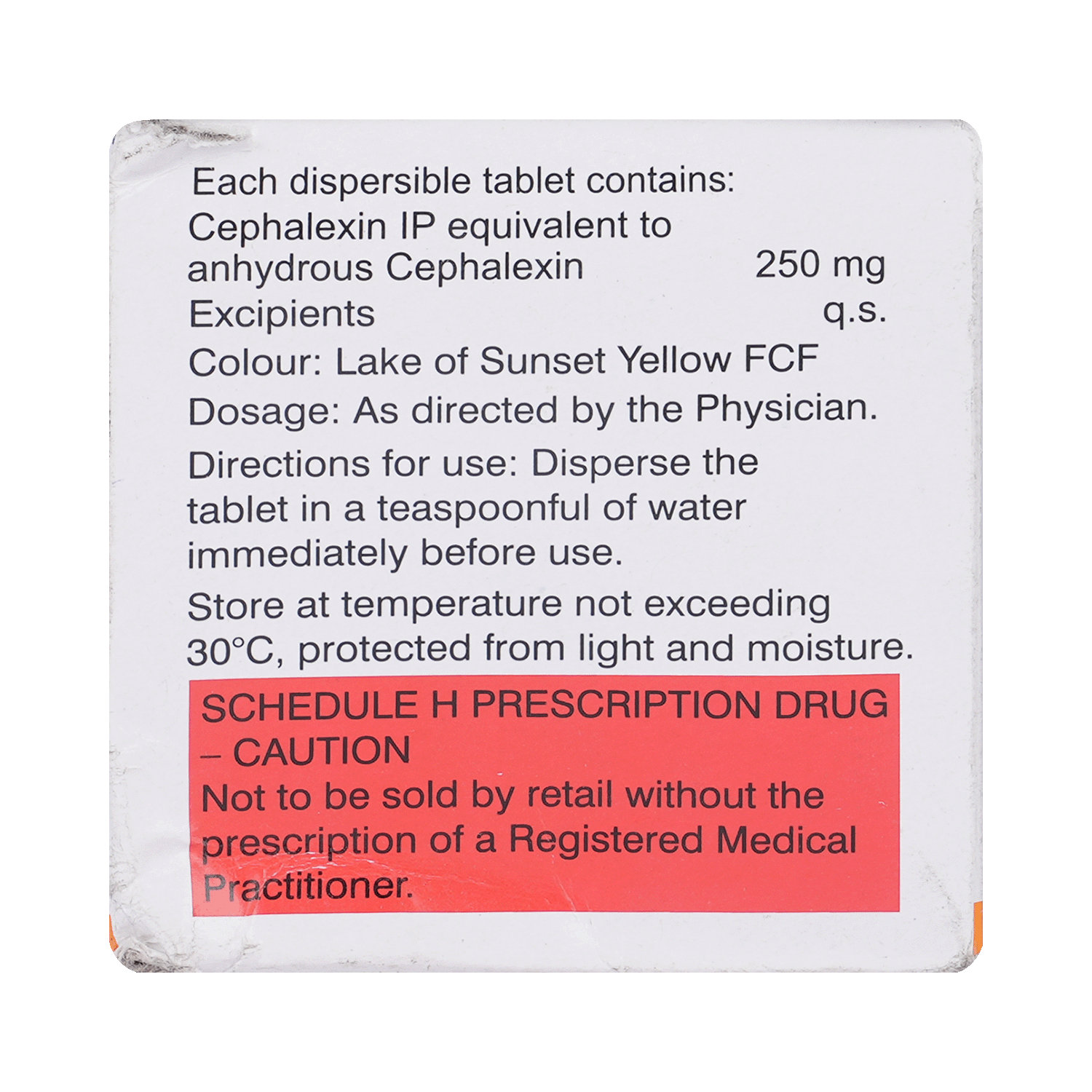 Sporidex DS 250mg Tablet - Image 3