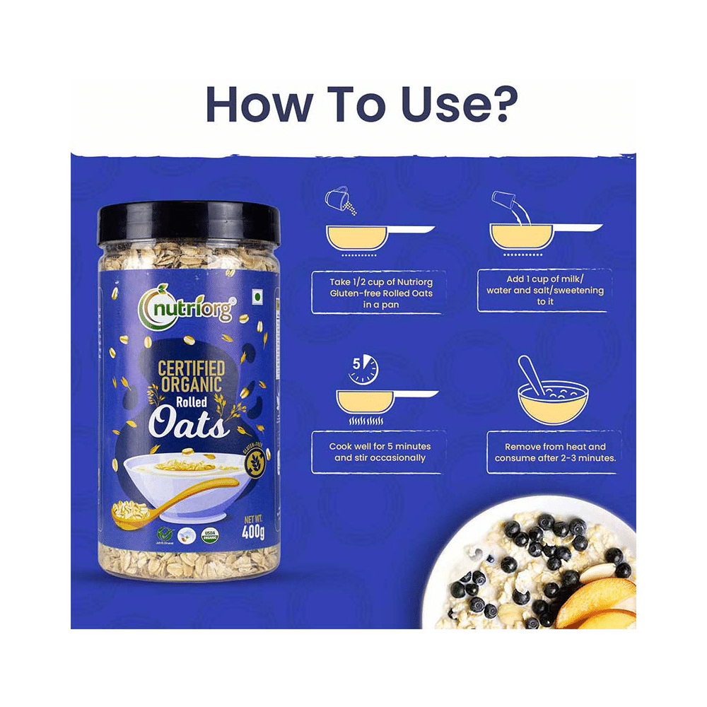 Nutriorg Gluten Free Rolled Oats - Image 4