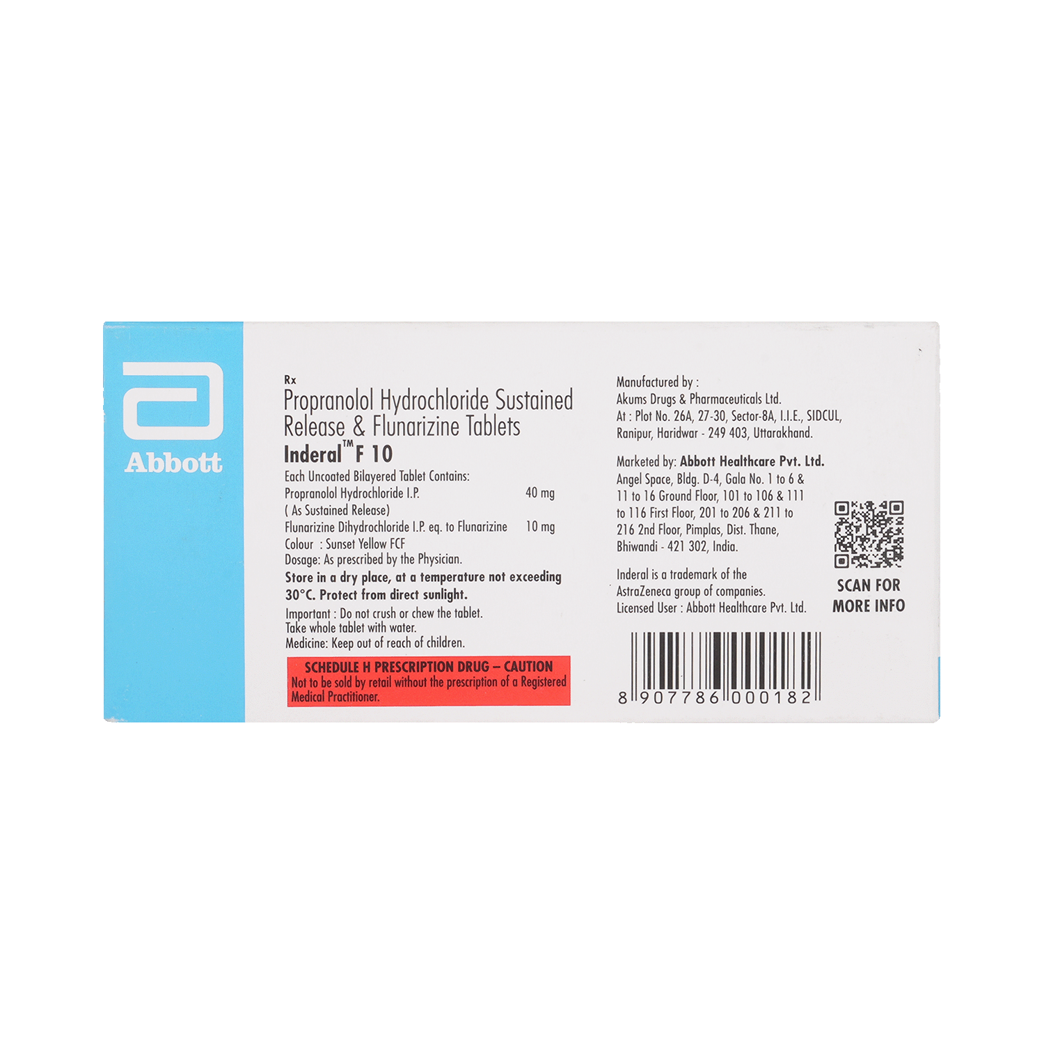 Inderal F 10 Tablet SR - Image 3