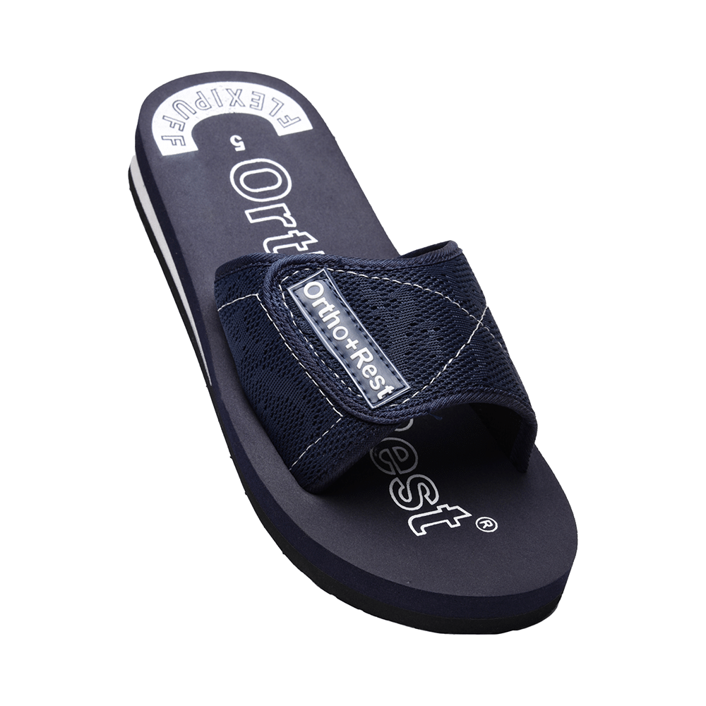 Ortho + Rest Extra Soft Sliders Flip Flop Orthopedic Slippers for Women Blue 8