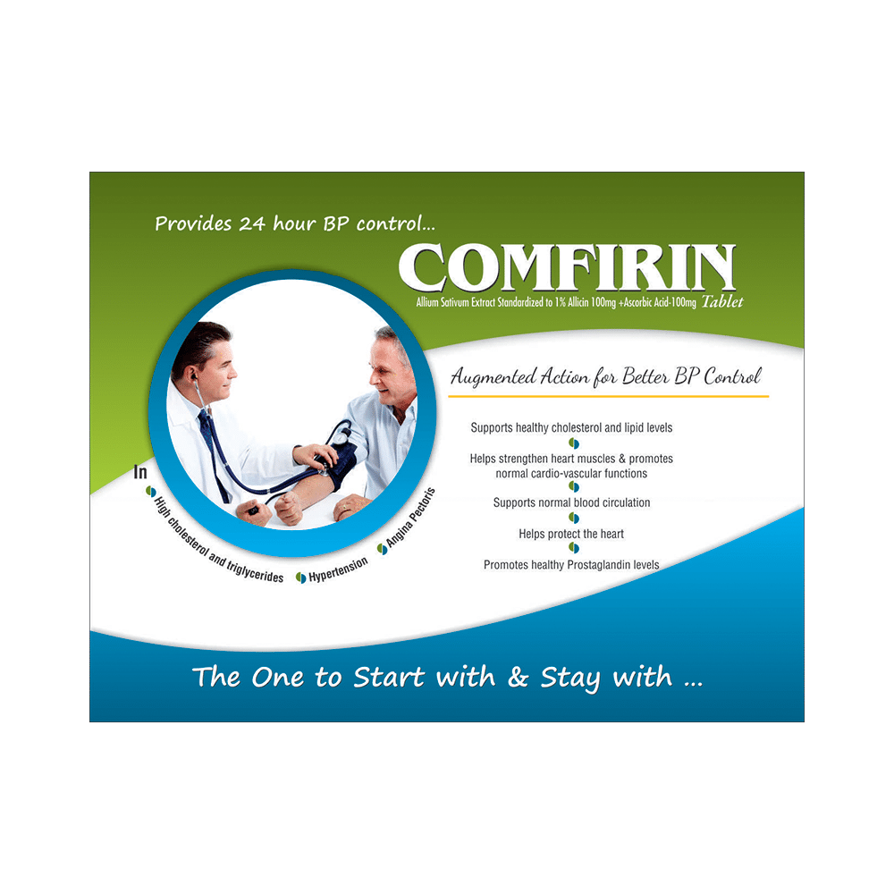 Comfirin Tablet for Blood Pressure & Cholesterol Support - Image 3