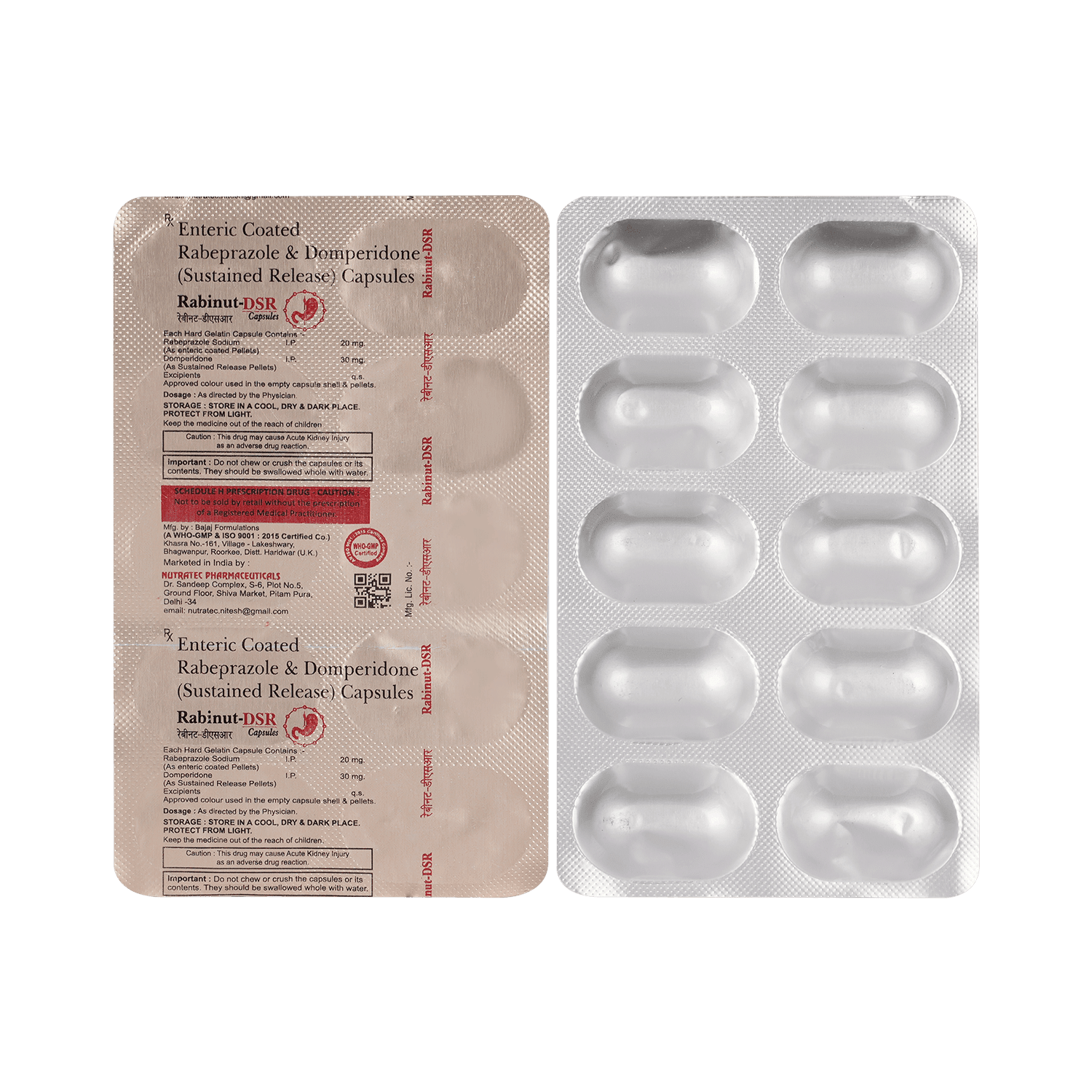 Rabinut DSR 30mg/20mg Capsule