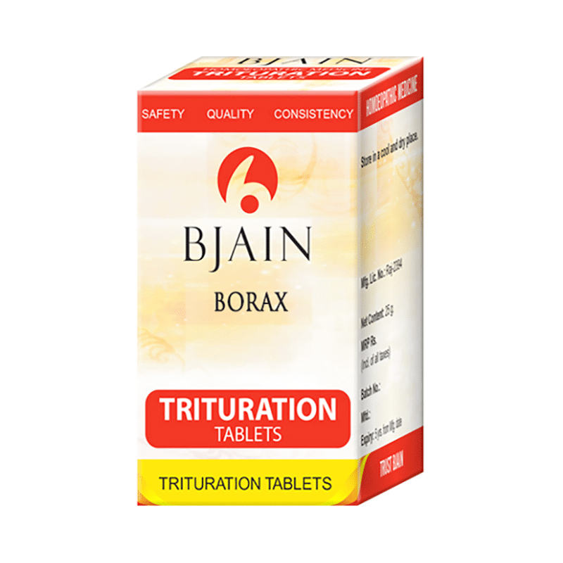 Bjain Borax Trituration Tablet 6X