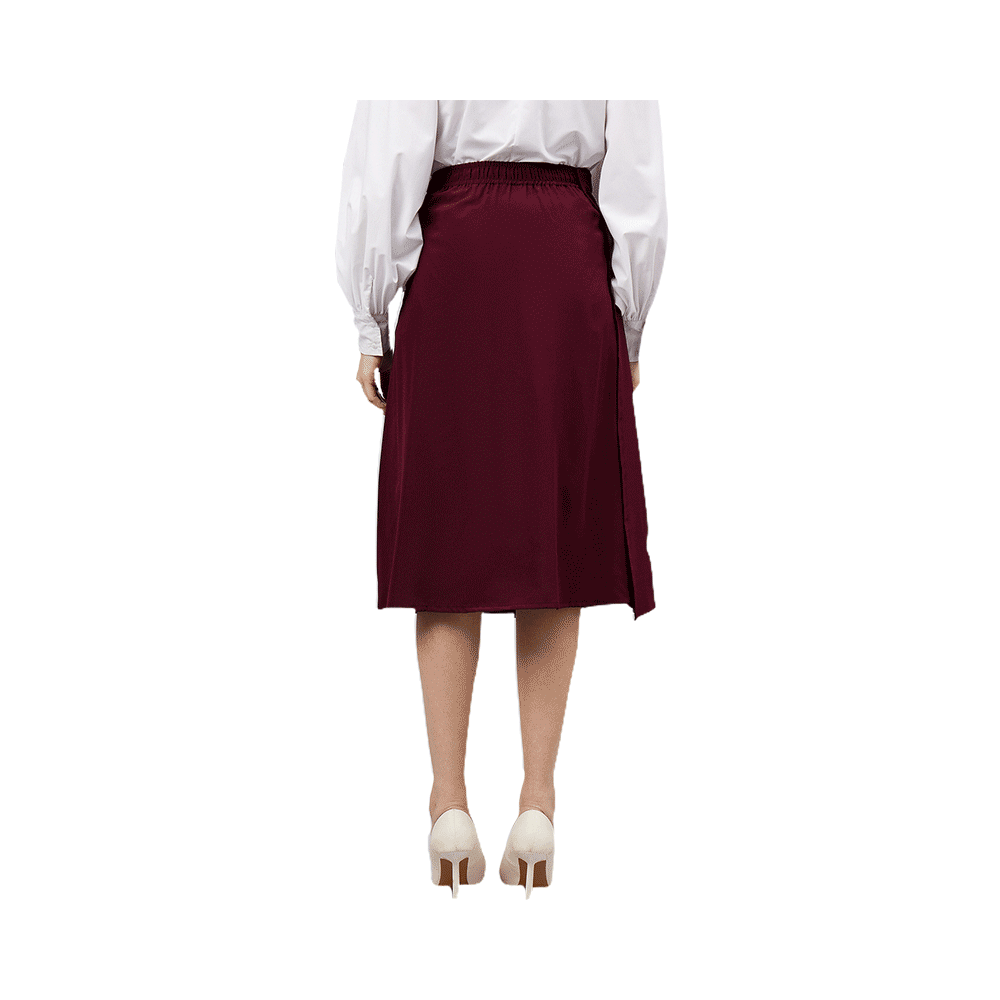 Haxor Wheel Chair Skirt with Adjustable Closure Wine