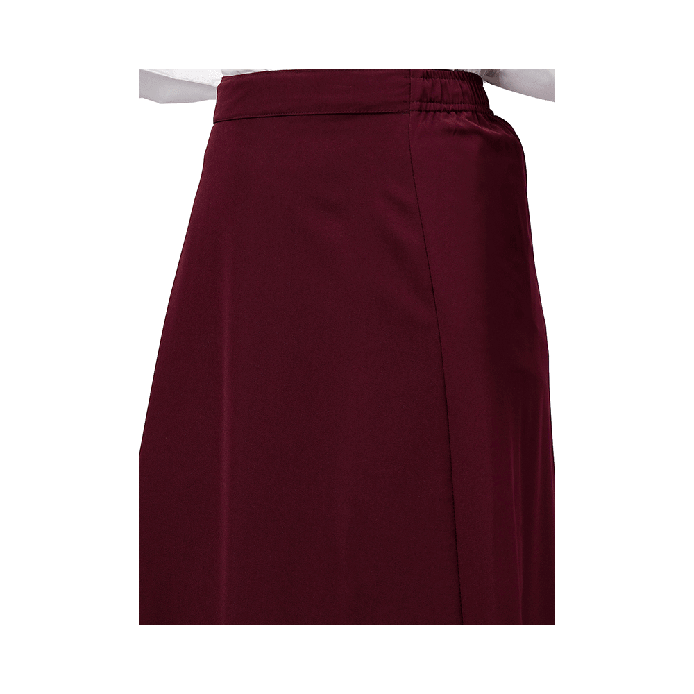 Haxor Wheel Chair Skirt with Adjustable Closure Wine - Image 2