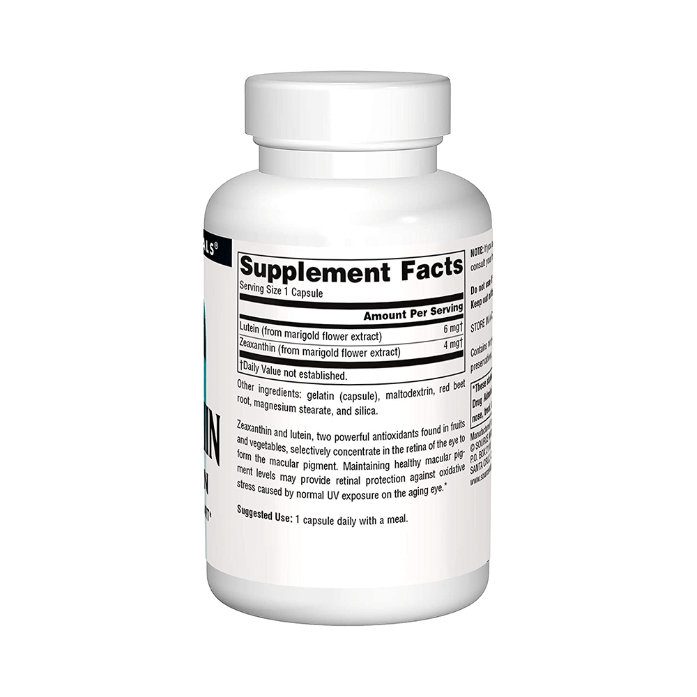 Source Naturals Zeaxanthin With Lutein 10mg Capsule - Image 3