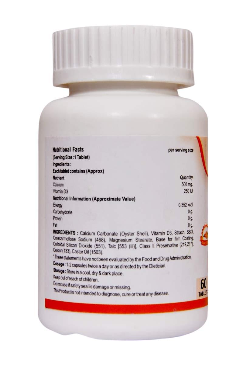 HealthAmour Calcium (Oyster Shell) Orange Tablet - Image 2