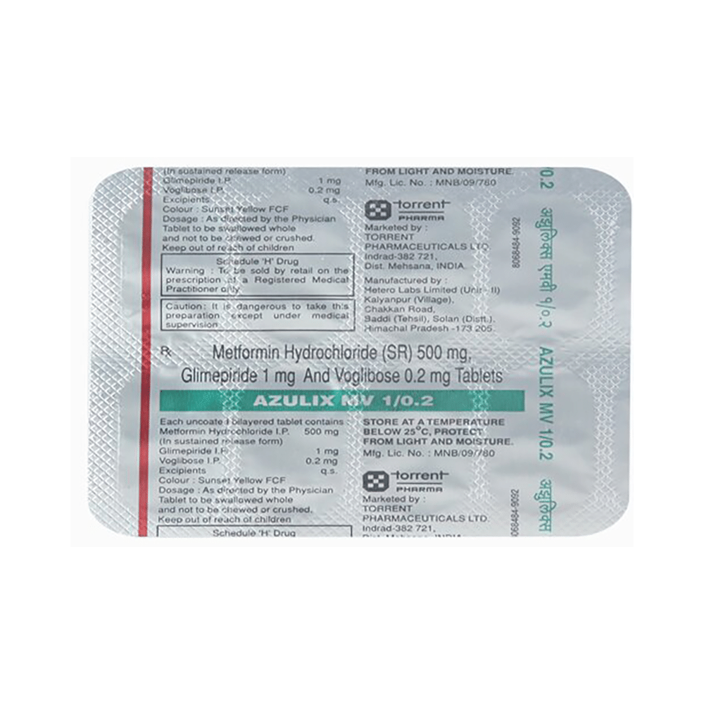 Azulix MV 1mg/500mg/0.2mg Tablet SR - Image 3