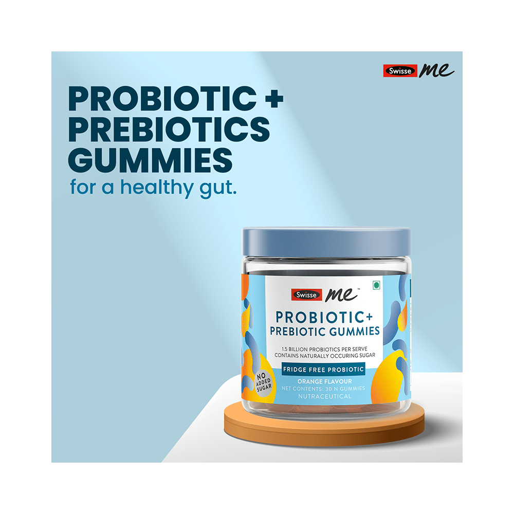 Swisse Me Probiotic + Prebiotic Gummies No Added Sugar Orange - Image 4