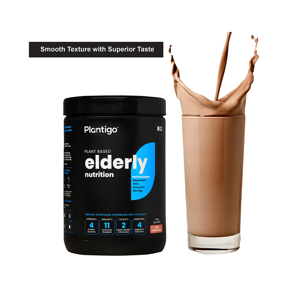 Plantigo Plant Based Elderly Nutrition Milk Chocolate Powder - Image 2