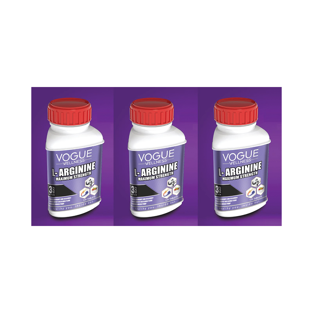 Vogue Wellness L-Arginine Tablet (120 Each)