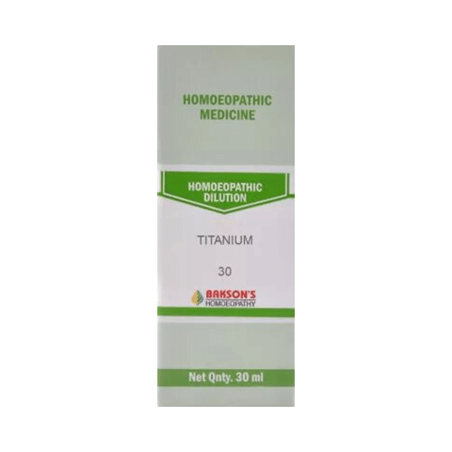 Bakson's Homeopathy Titanium Dilution 30 - Image 1
