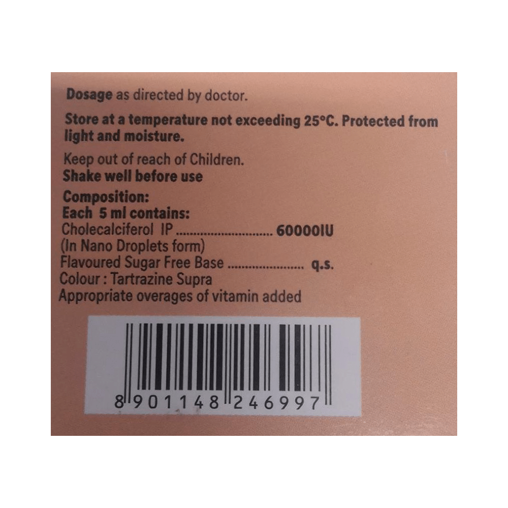 Kidrich-D3 Oral Solution Mango & Mint Sugar Free - Image 2