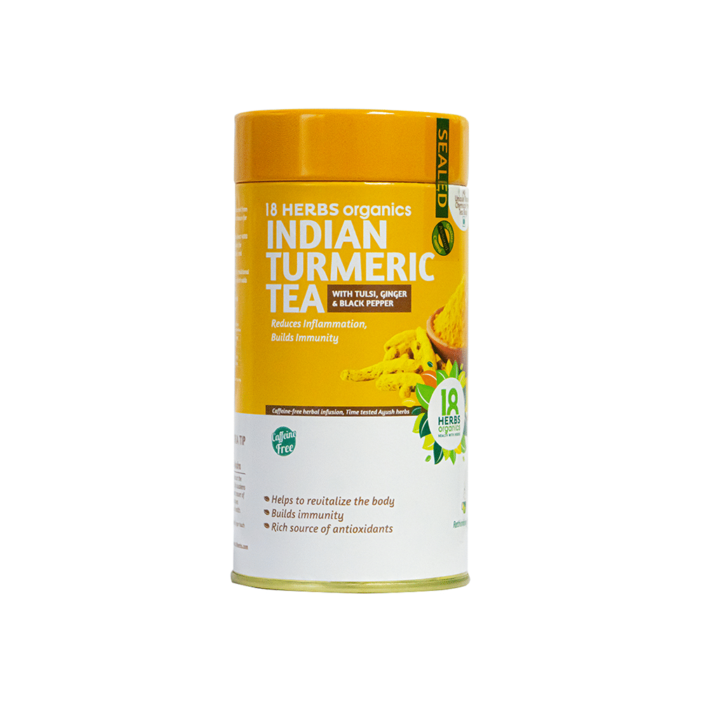 18 Herbs Organics Indian Turmeric Tea Bag (1.5gm Each) - Image 1