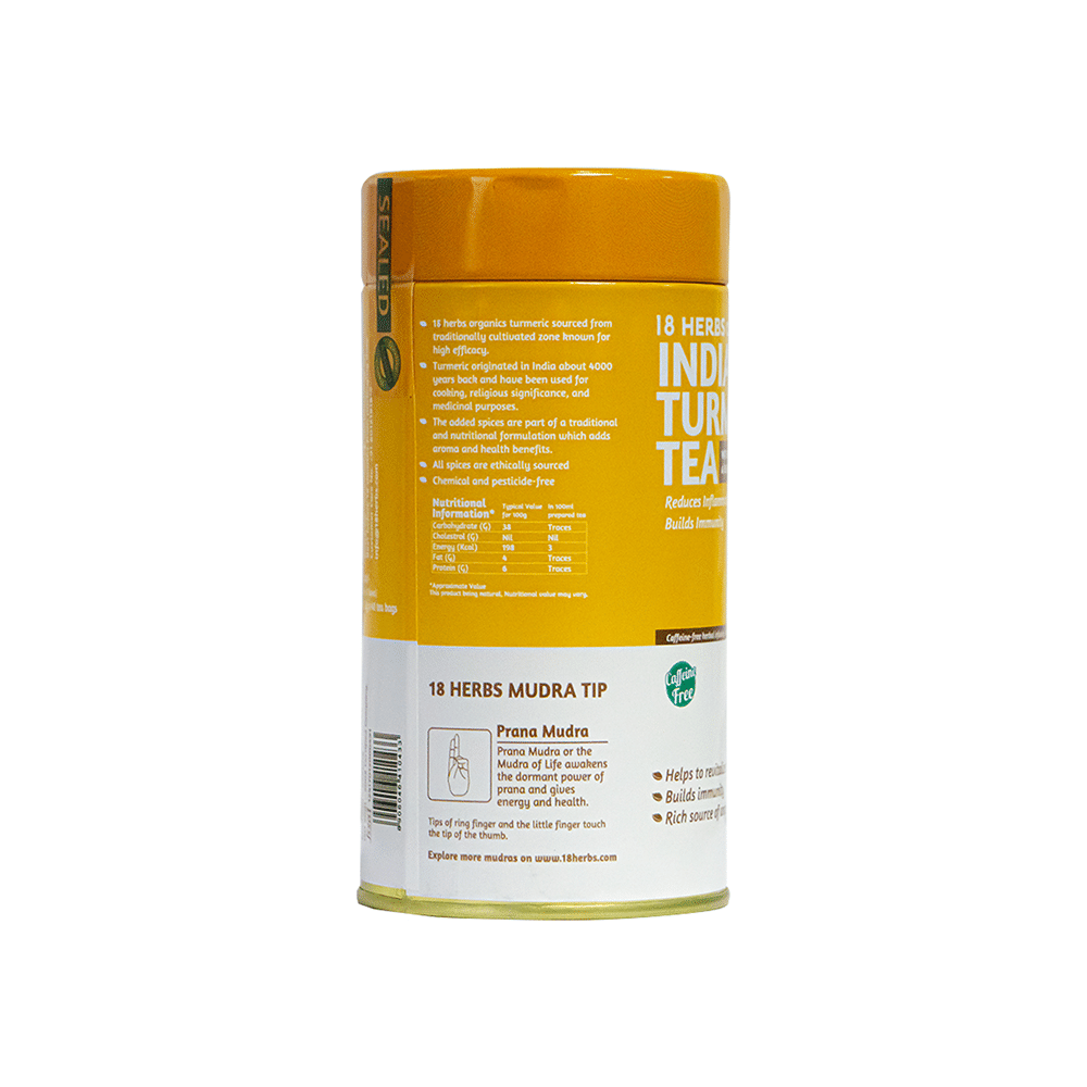 18 Herbs Organics Indian Turmeric Tea Bag (1.5gm Each) - Image 4