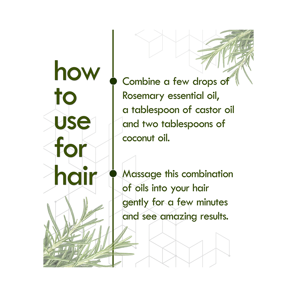 Deve Herbes Pure Rosemary Essential Oil with Dropper - Image 8