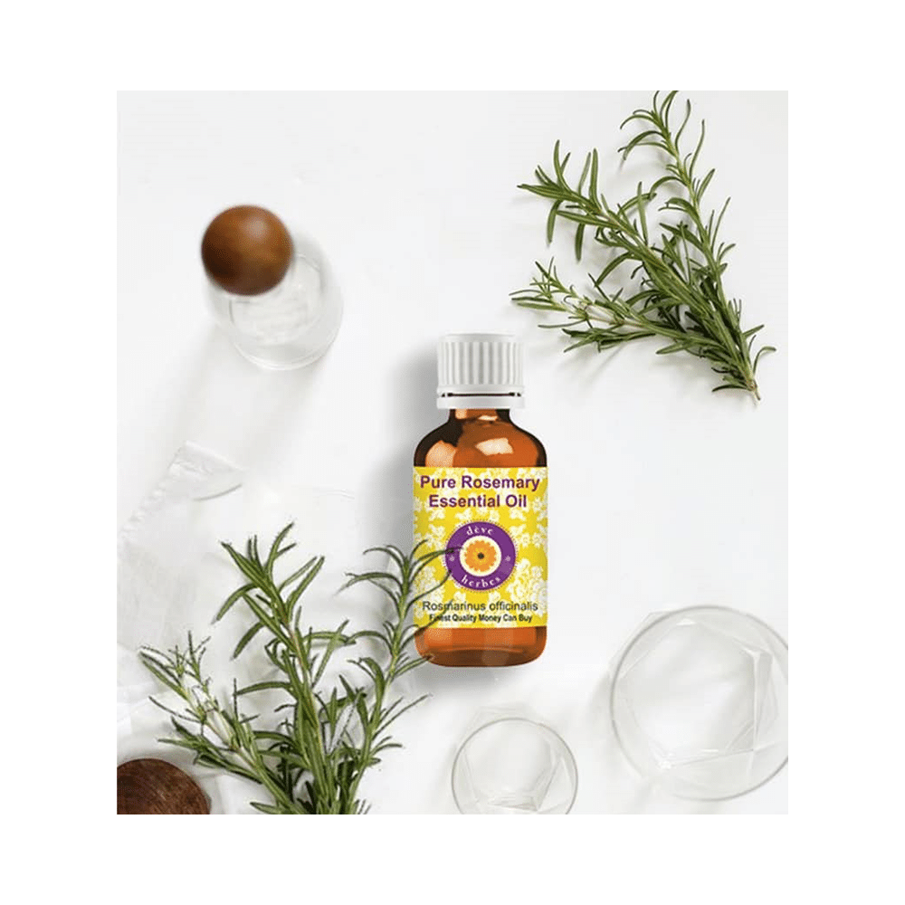 Deve Herbes Pure Rosemary Essential Oil with Dropper - Image 4