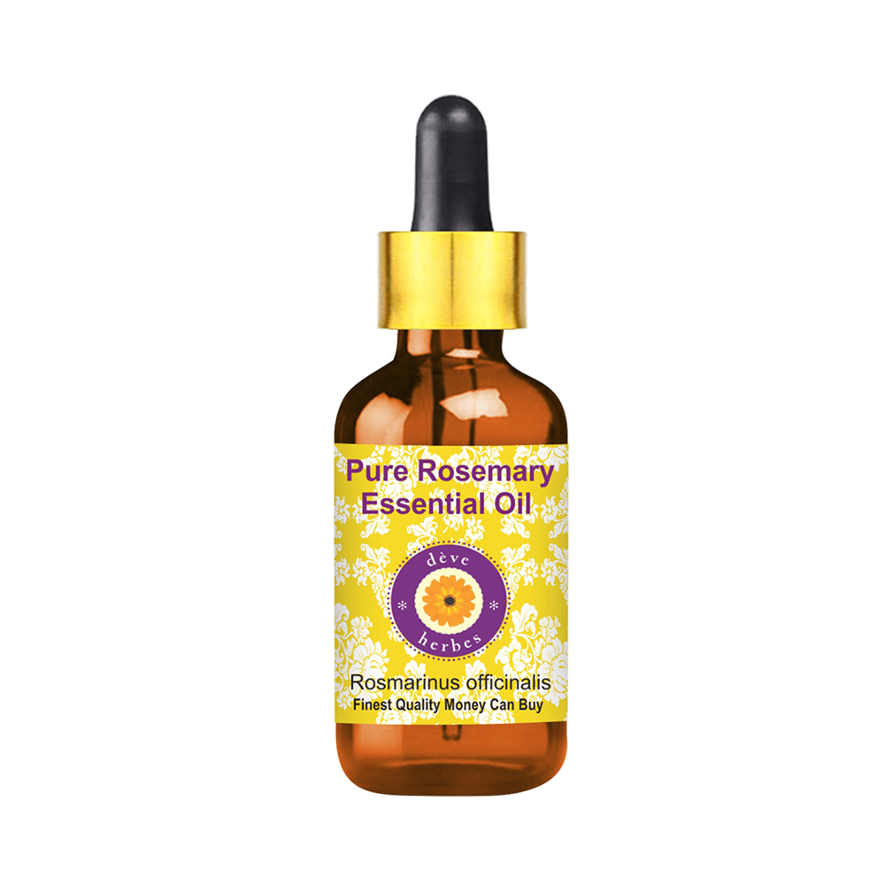 Deve Herbes Pure Rosemary Essential Oil with Dropper - Image 1