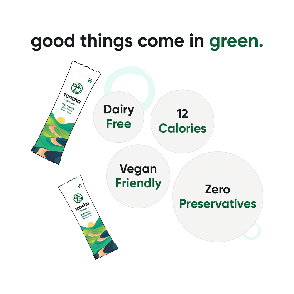 Tencha Blends Iced Matcha Cold Blend Sachet (5 Each) - Image 2