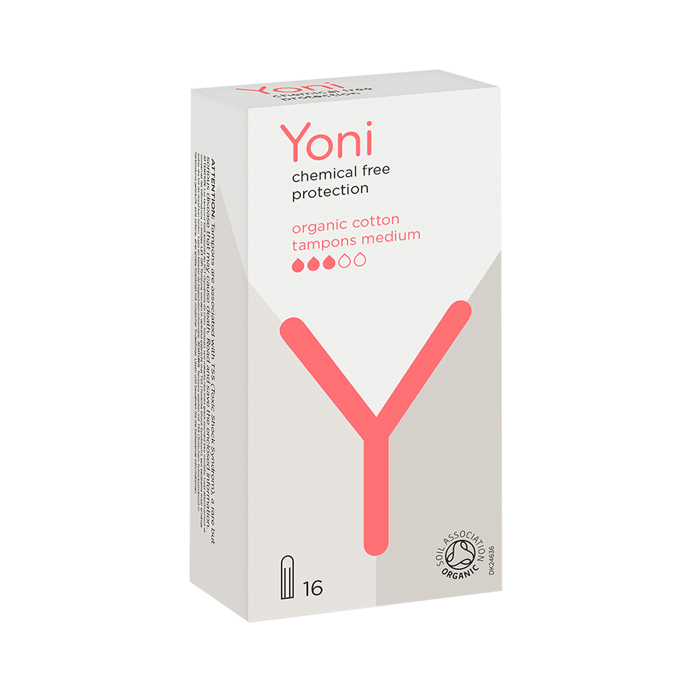 Yoni Organic Cotton Tampons Medium