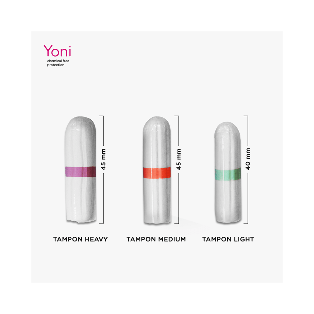 Yoni Organic Cotton Tampons Medium - Image 3