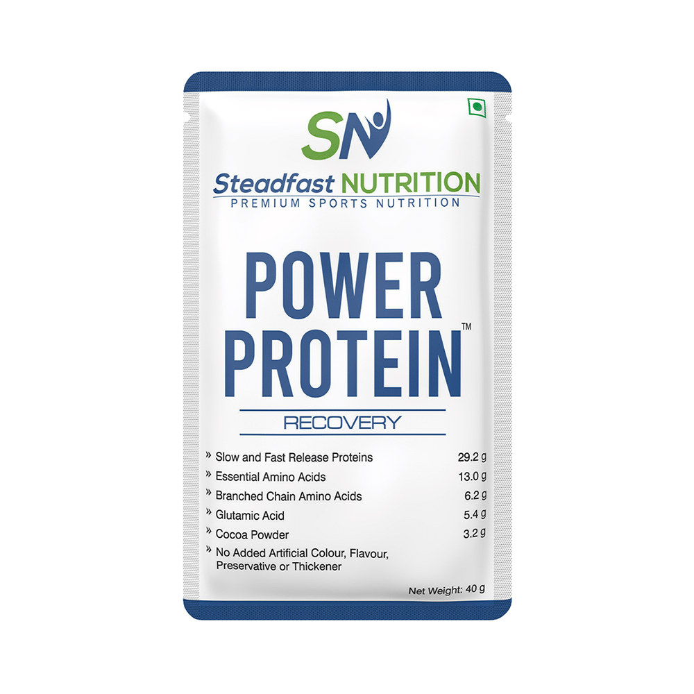 Steadfast Nutrition Power Protein Recovery Sachet (40gm Each) - Image 2