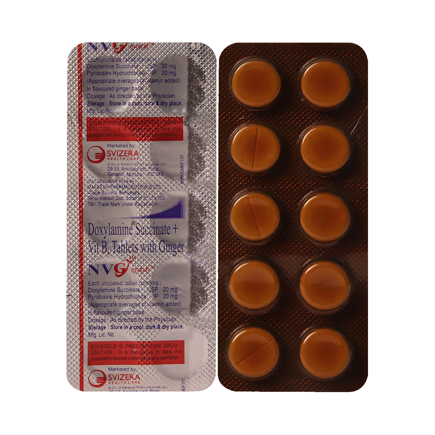 Nvg 20mg/20mg Tablet - Image 1