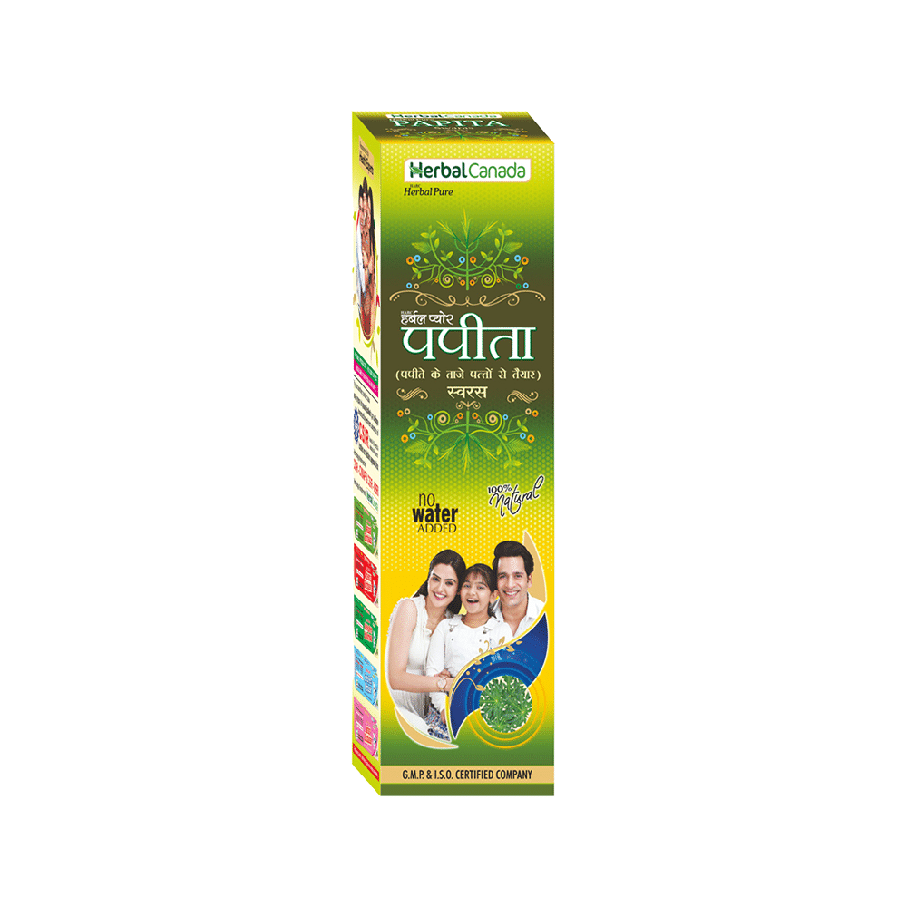 Herbal Canada Herbal Pure Papita Swaras Sugar Free