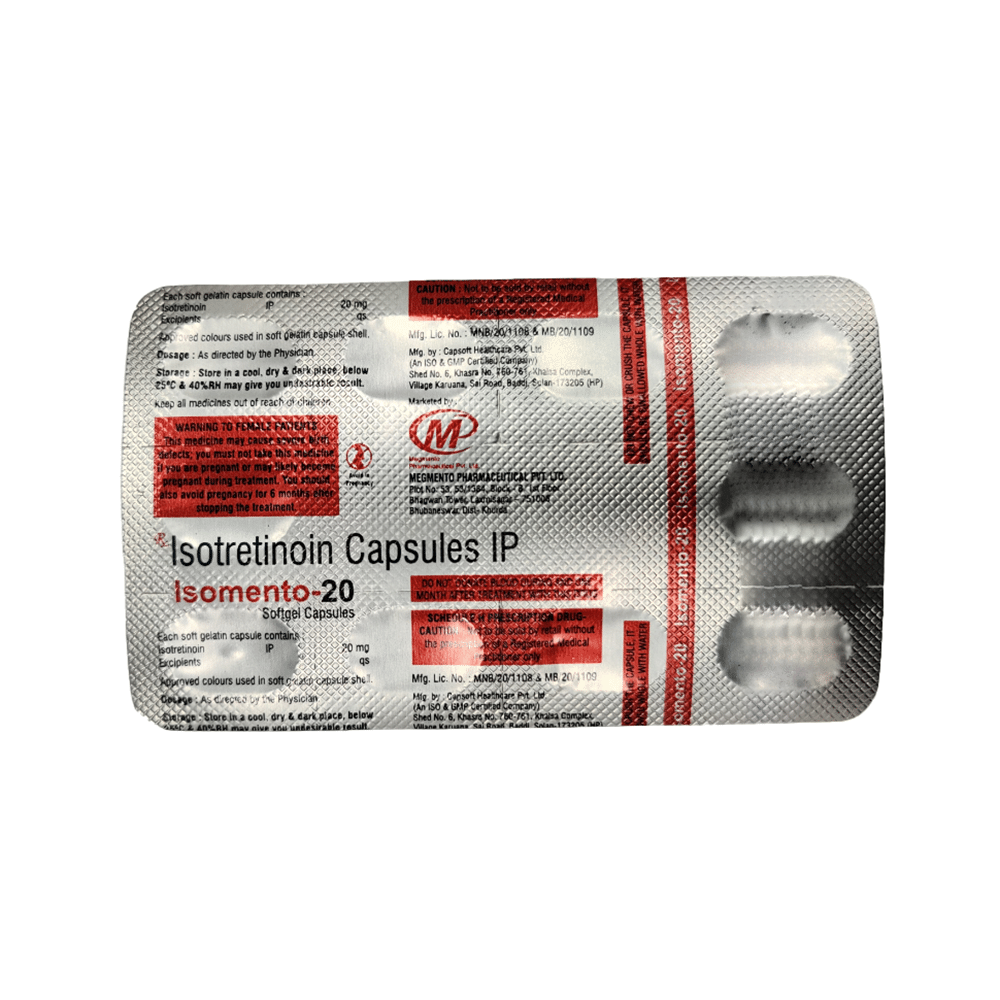 Isomento 20 Softgel Capsule - Image 2